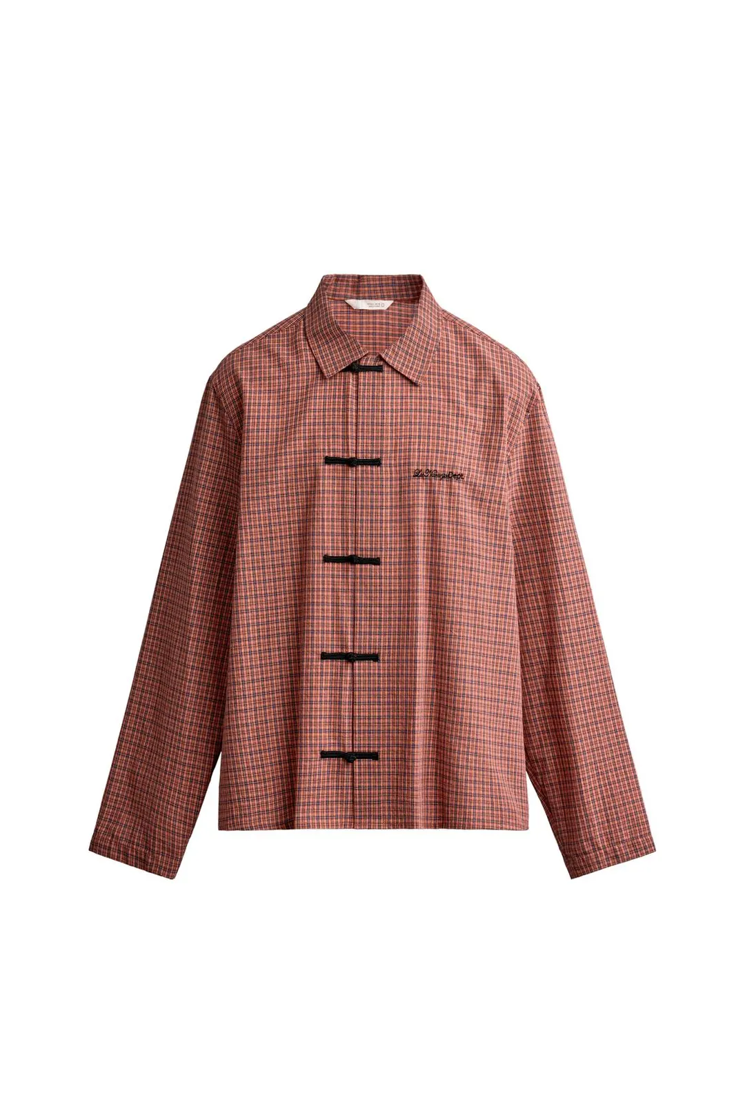 Рубашка в клетку с застежкой на узелки, Zara