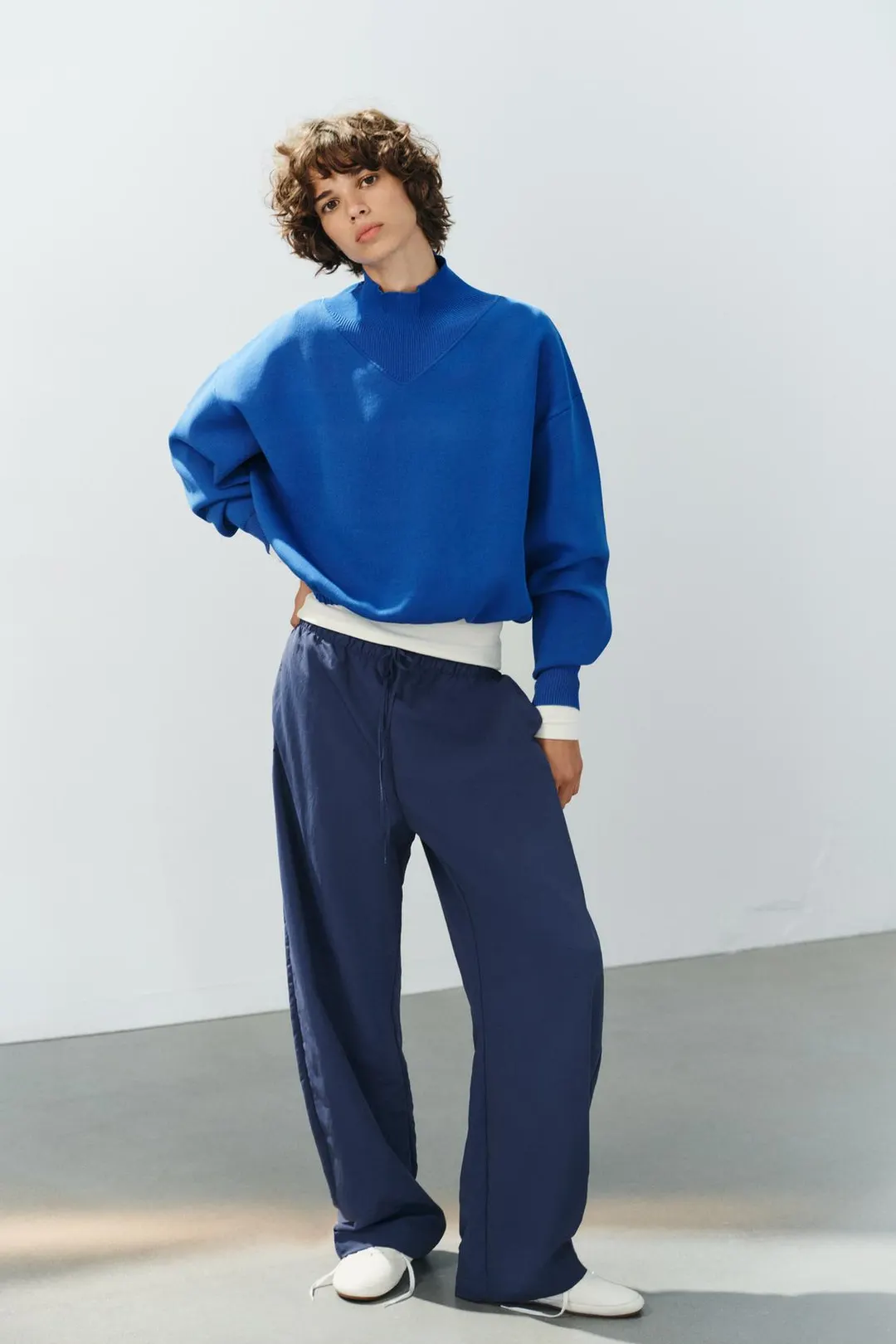 Джемпер объемной вязки, Zara