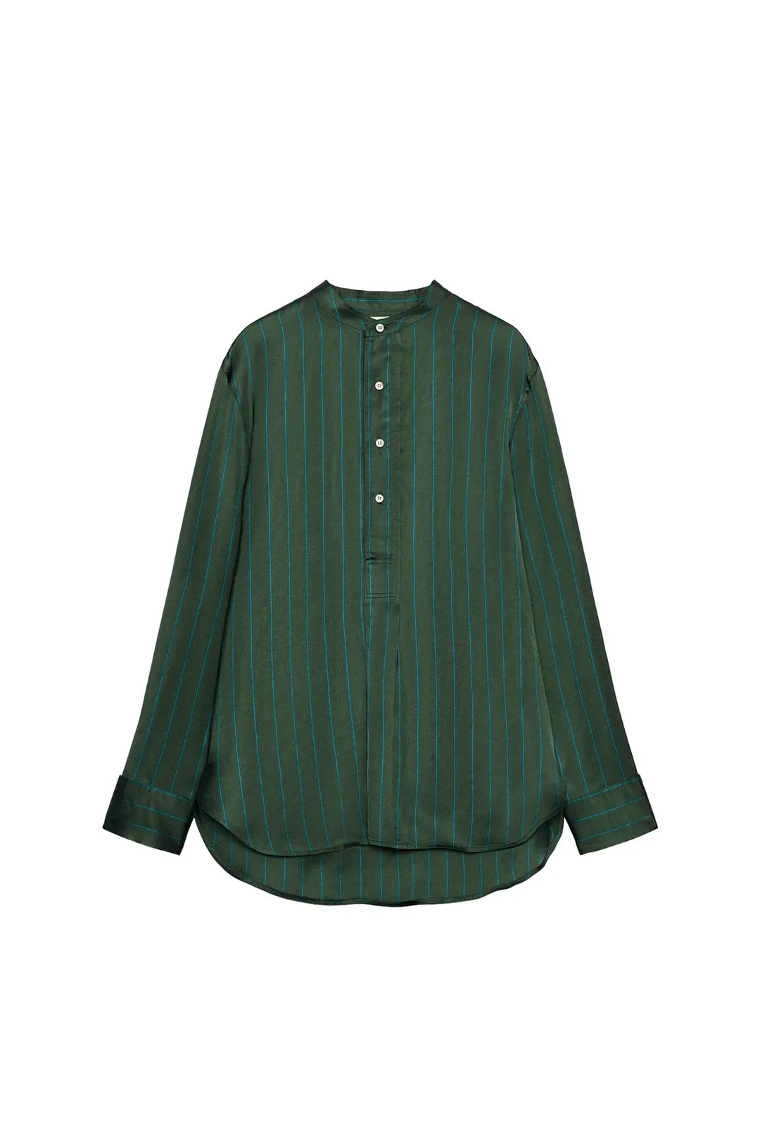 Рубашка в полоску на пуговицах ZW Collection, Zara