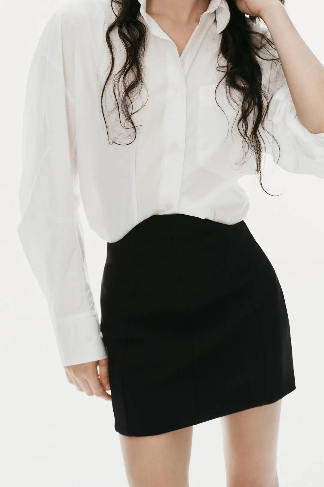 Мини-юбка корсетного кроя, Zara