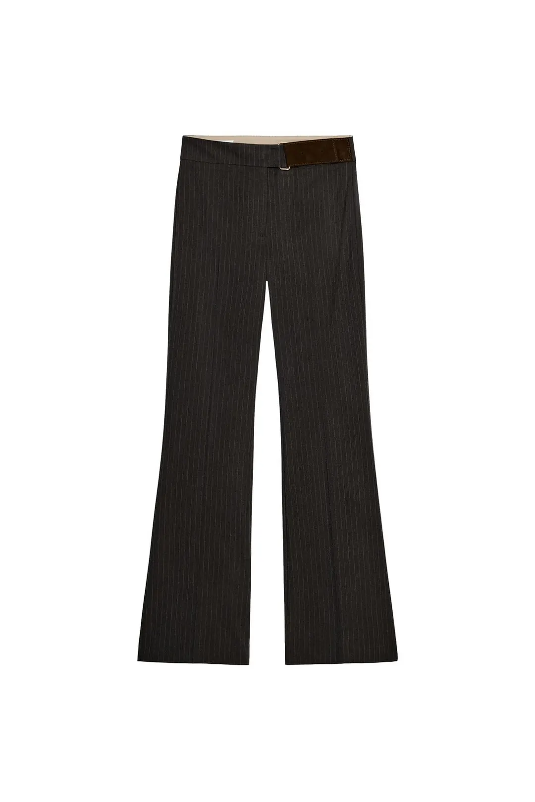 Брюки клеш с пряжкой, Zara