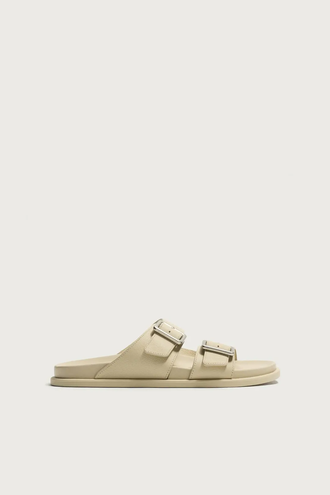 Сандалии из кожи с ремешками, Zara