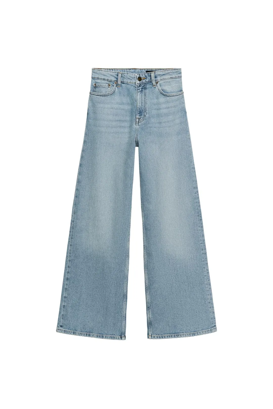 Широкие джинсы ZW Collection Comfort с высокой посадкой, Zara