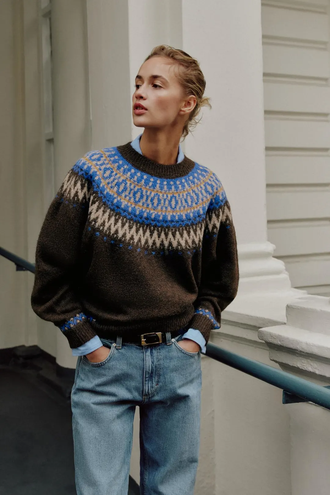 Жаккардовый джемпер, Zara
