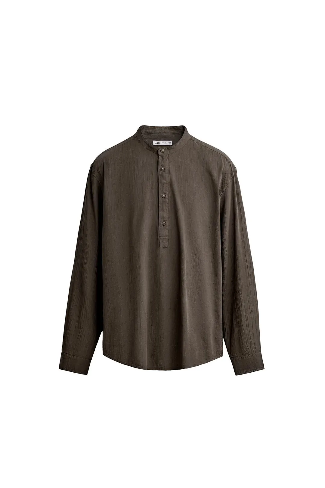 Поло с эффектом жатой ткани, Zara