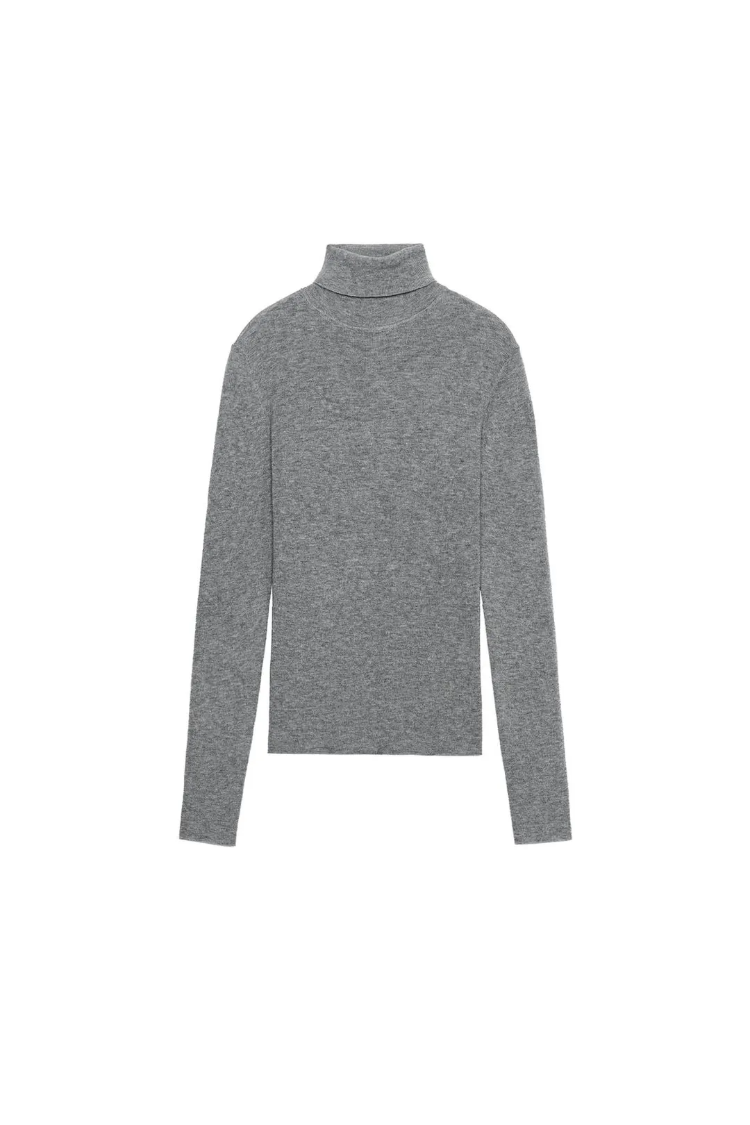 Джемпер тонкой вязки с высоким воротником, Zara
