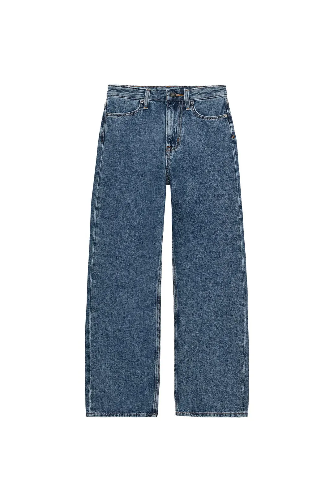 Джинсы прямого кроя ZW Collection с высокой посадкой, Zara