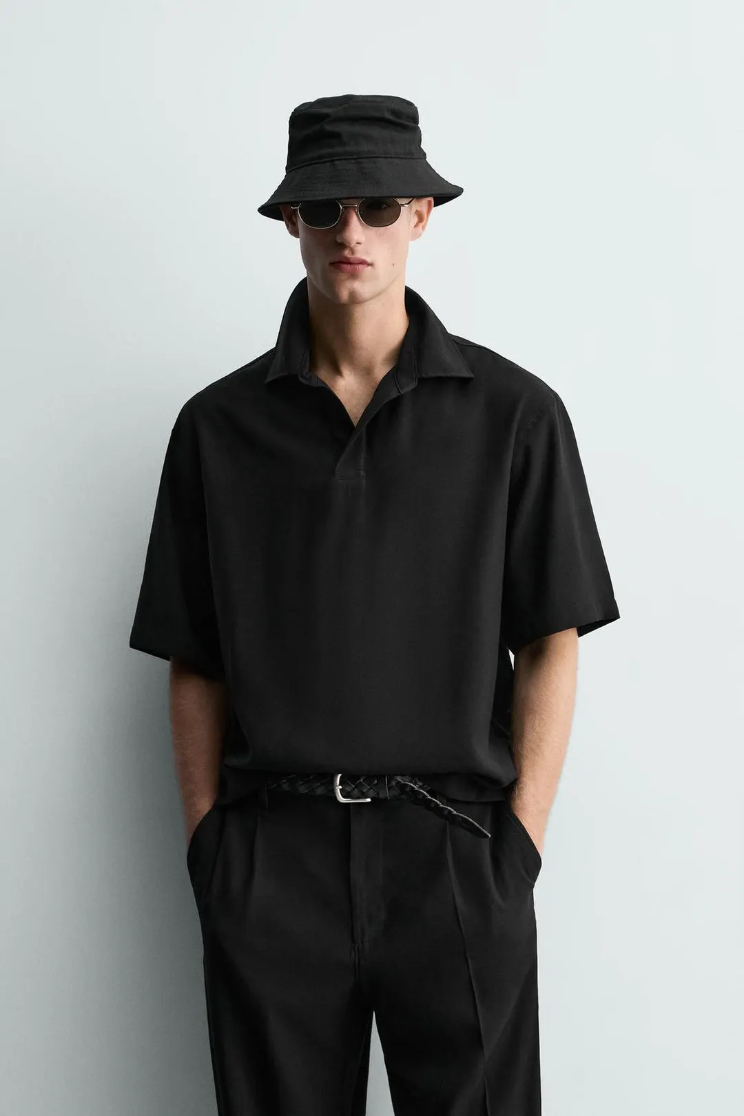 Струящееся поло свободного кроя, Zara