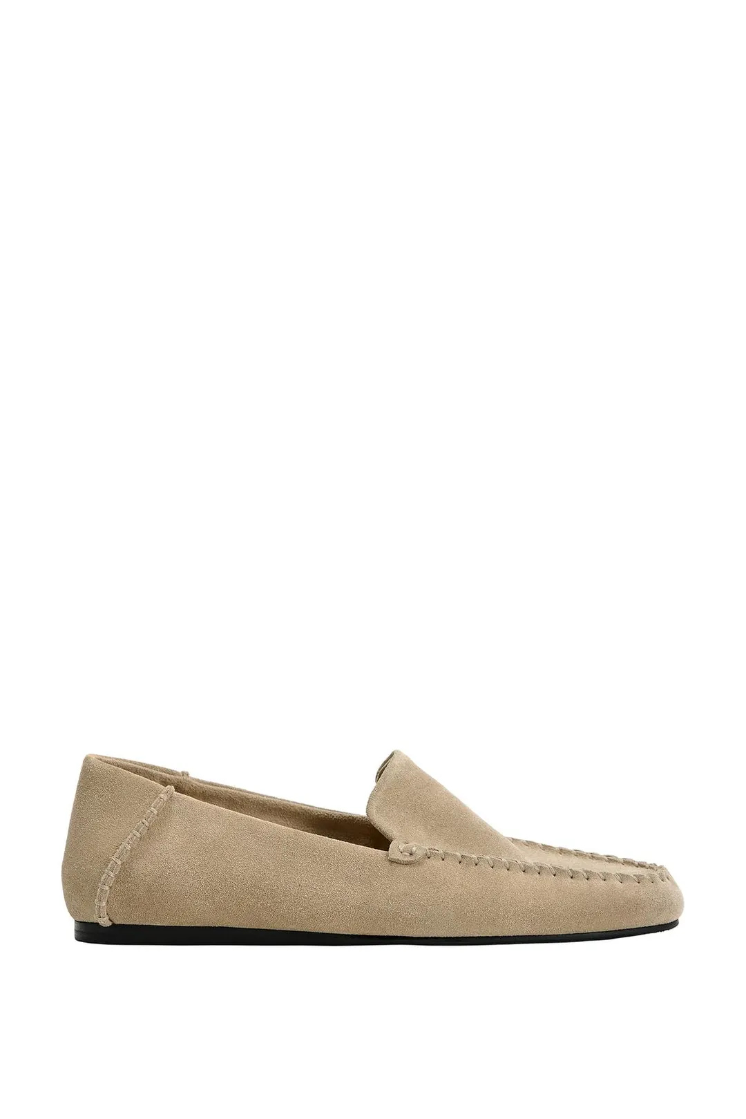 Лоферы из мягкого спилка, Zara