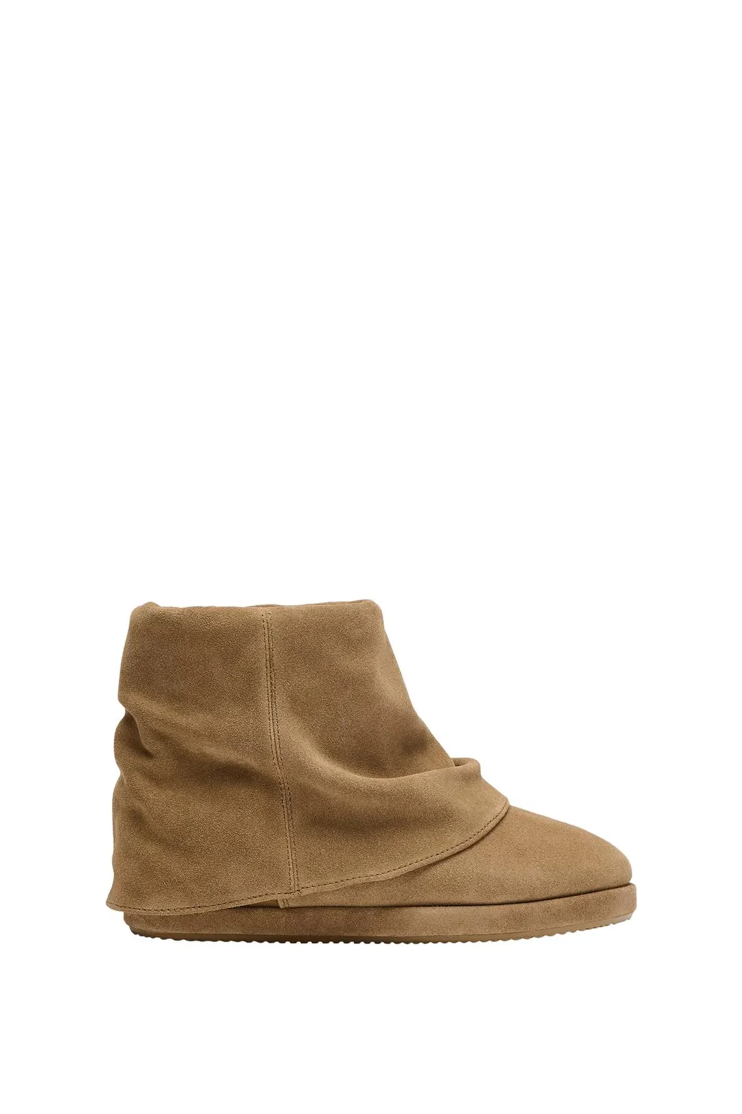 Кожаные ботильоны с легинсами со следками, Zara