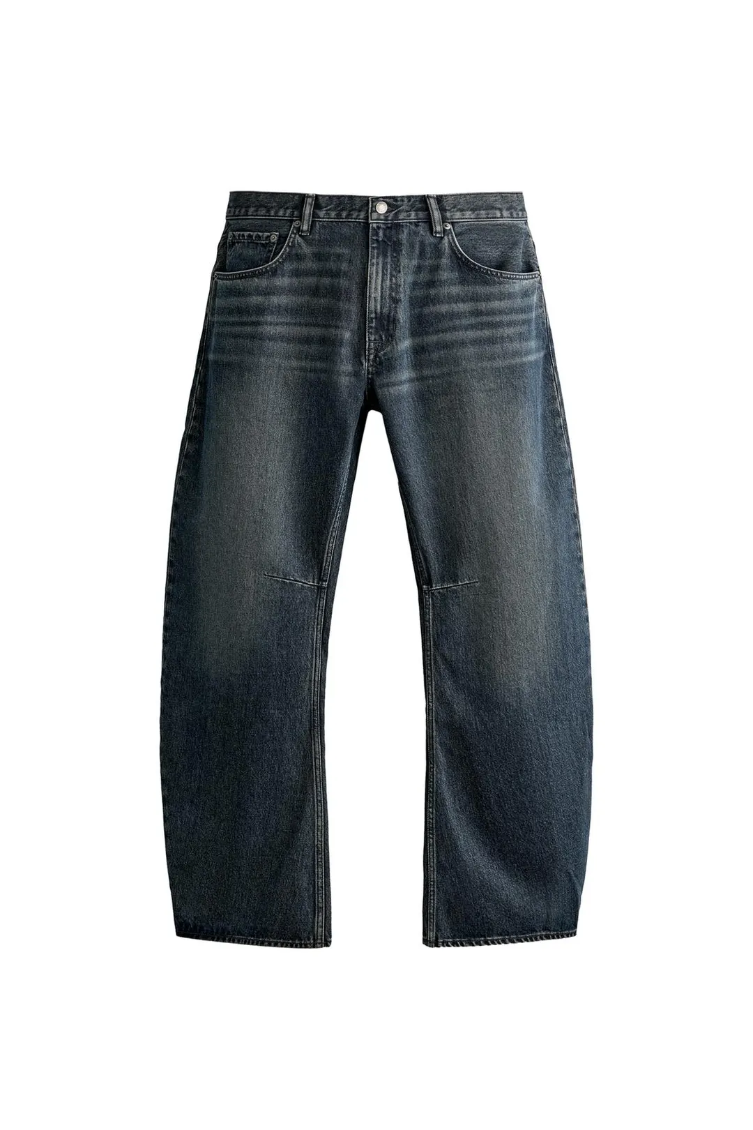 Джинсы прямого кроя barrel, Zara