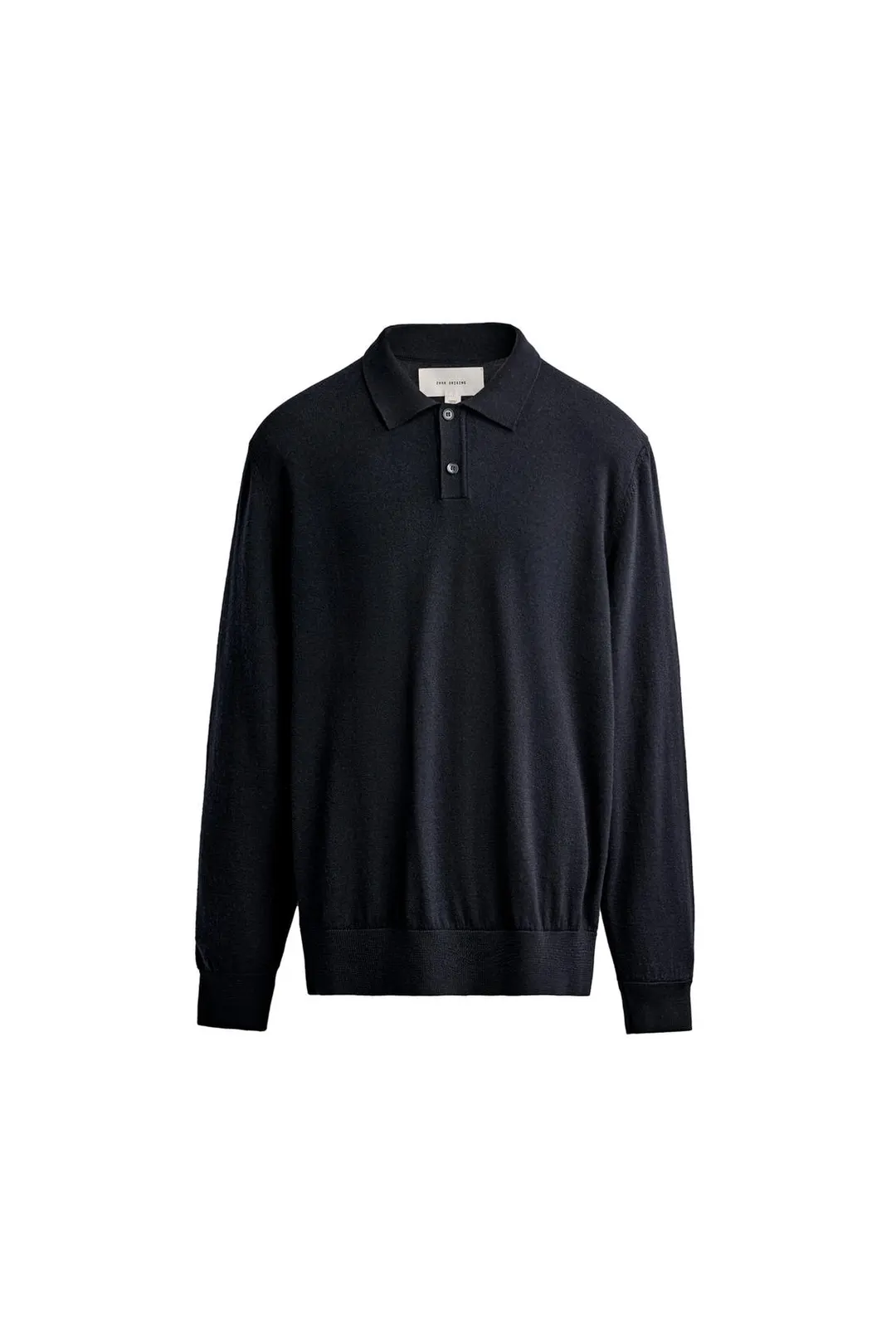 Трикотажное поло из 100% шерсти, Zara