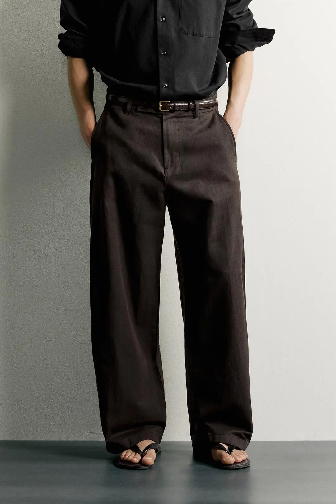 Брюки бочкообразного кроя, Zara