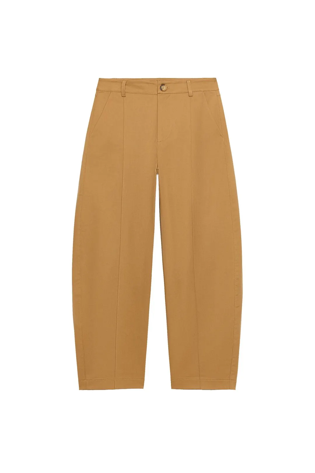 Брюки barrel с декоративными швами, Zara