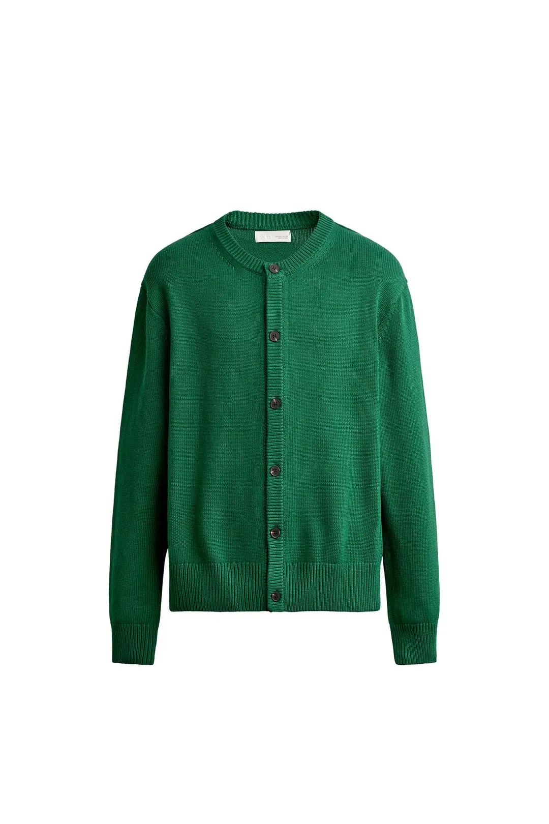 Кардиган свободного кроя из смесового хлопка, Zara
