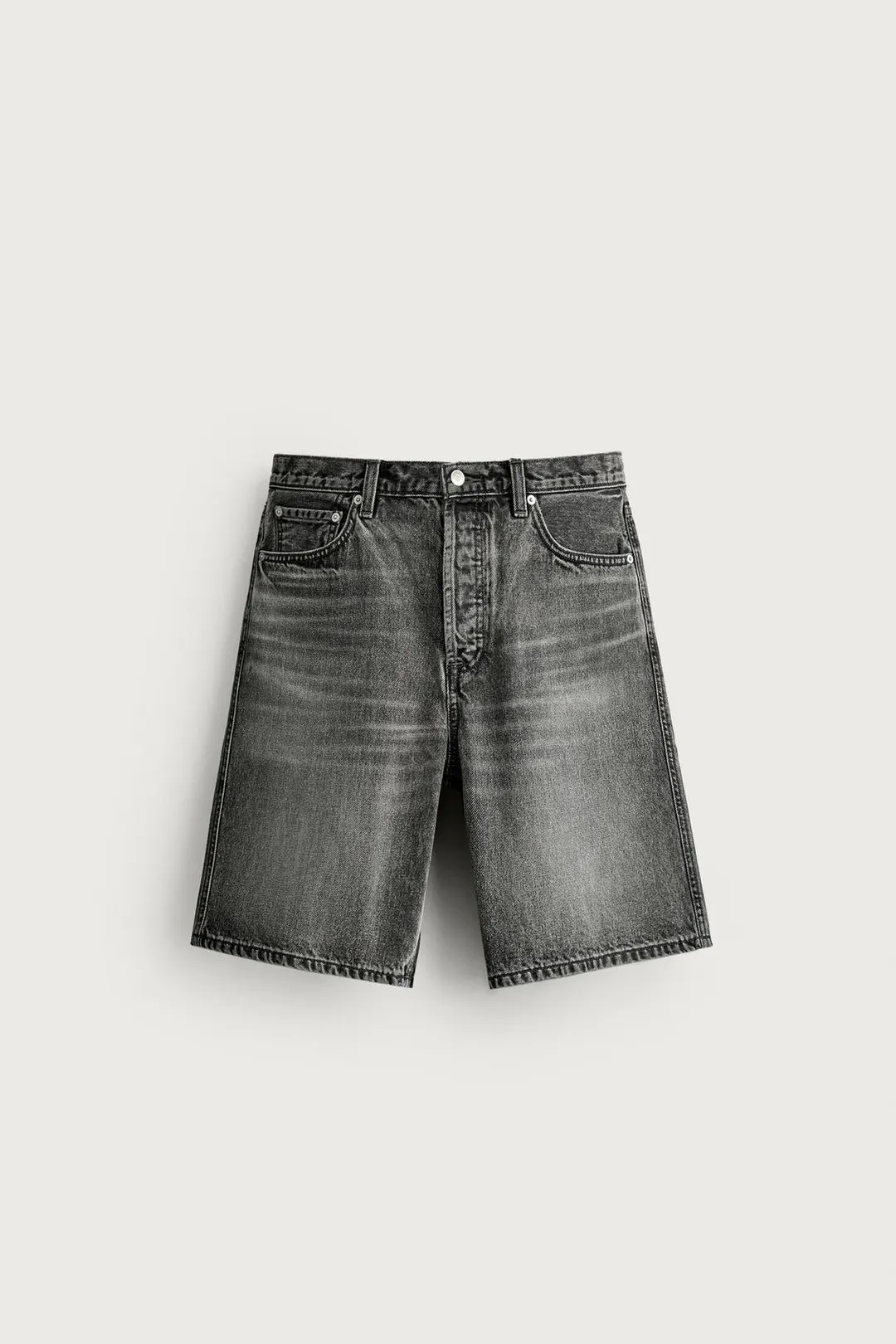 Джинсовые бермуды прямого кроя, Zara