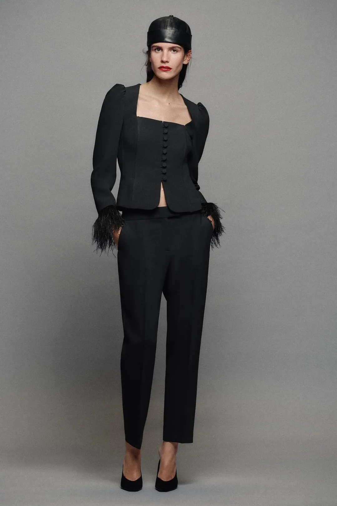 Брюки укороченные, Zara