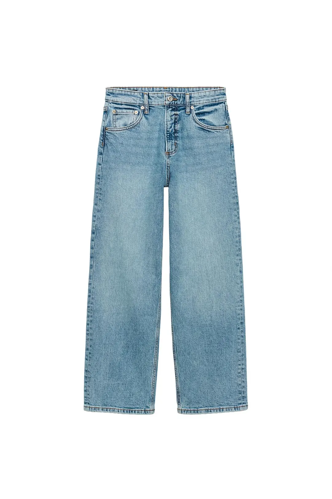 Прямые джинсы с высокой посадкой Z1975, Zara