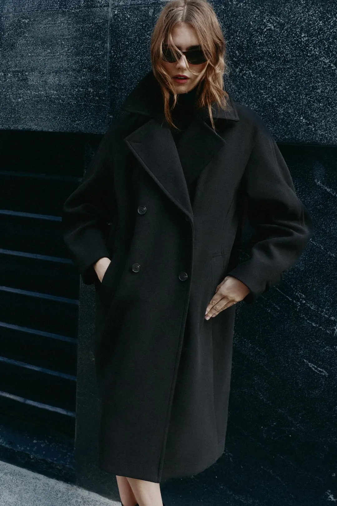 Мягкое пальто оверсайз, Zara