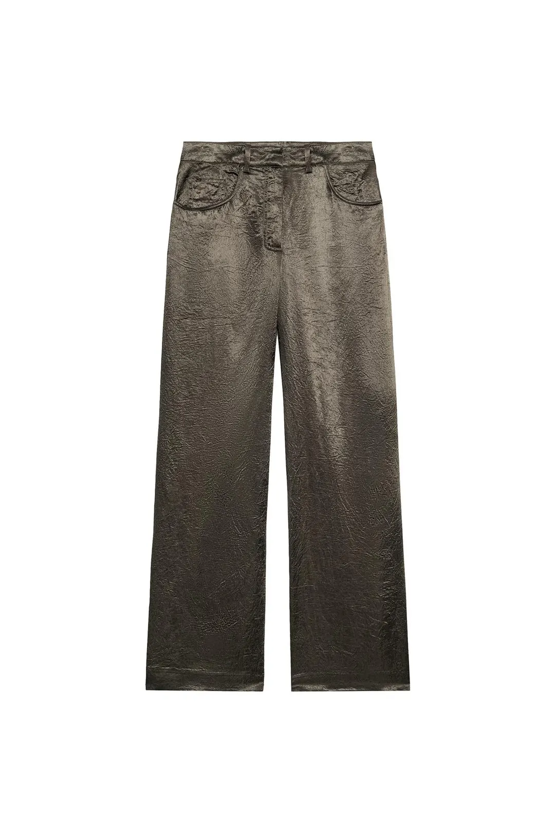 Брюки атласные ZW Collection, Zara