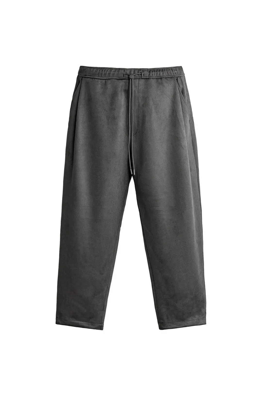 Брюки широкого кроя из искусственной замши, Zara