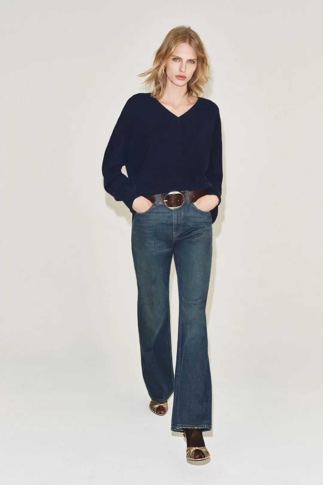 Свитер оверсайз из 100% шерсти, Zara