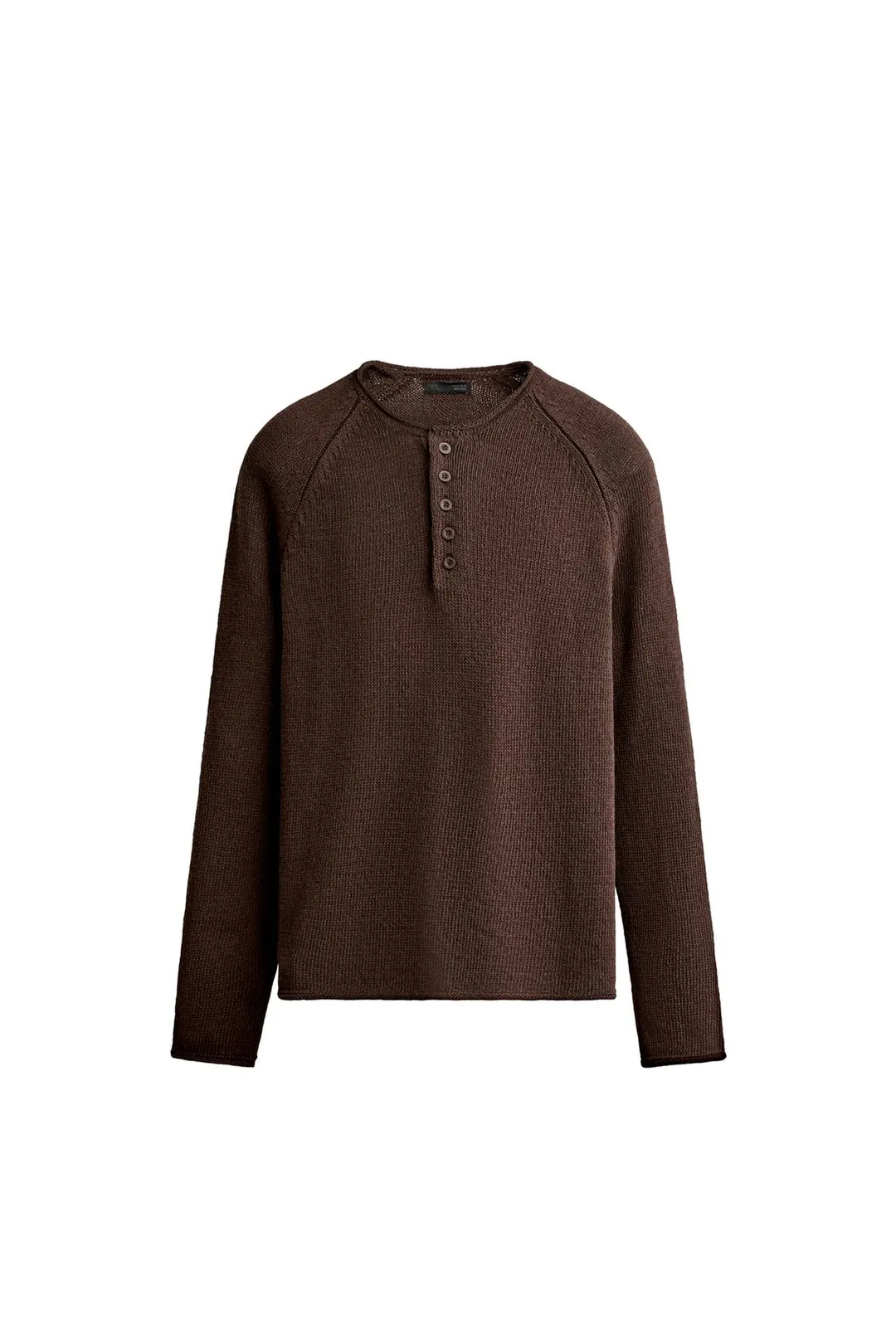 Джемпер хенли стандартного кроя, Zara