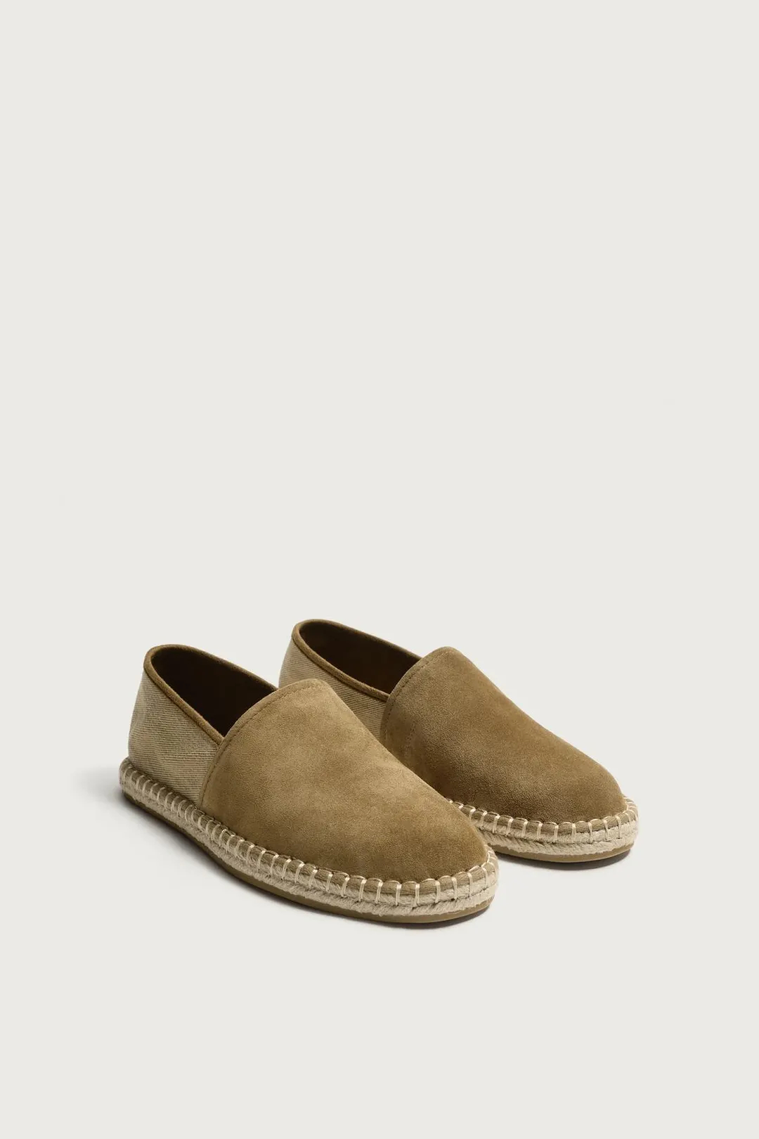 Эспадрильи из комбинированной кожи, Zara