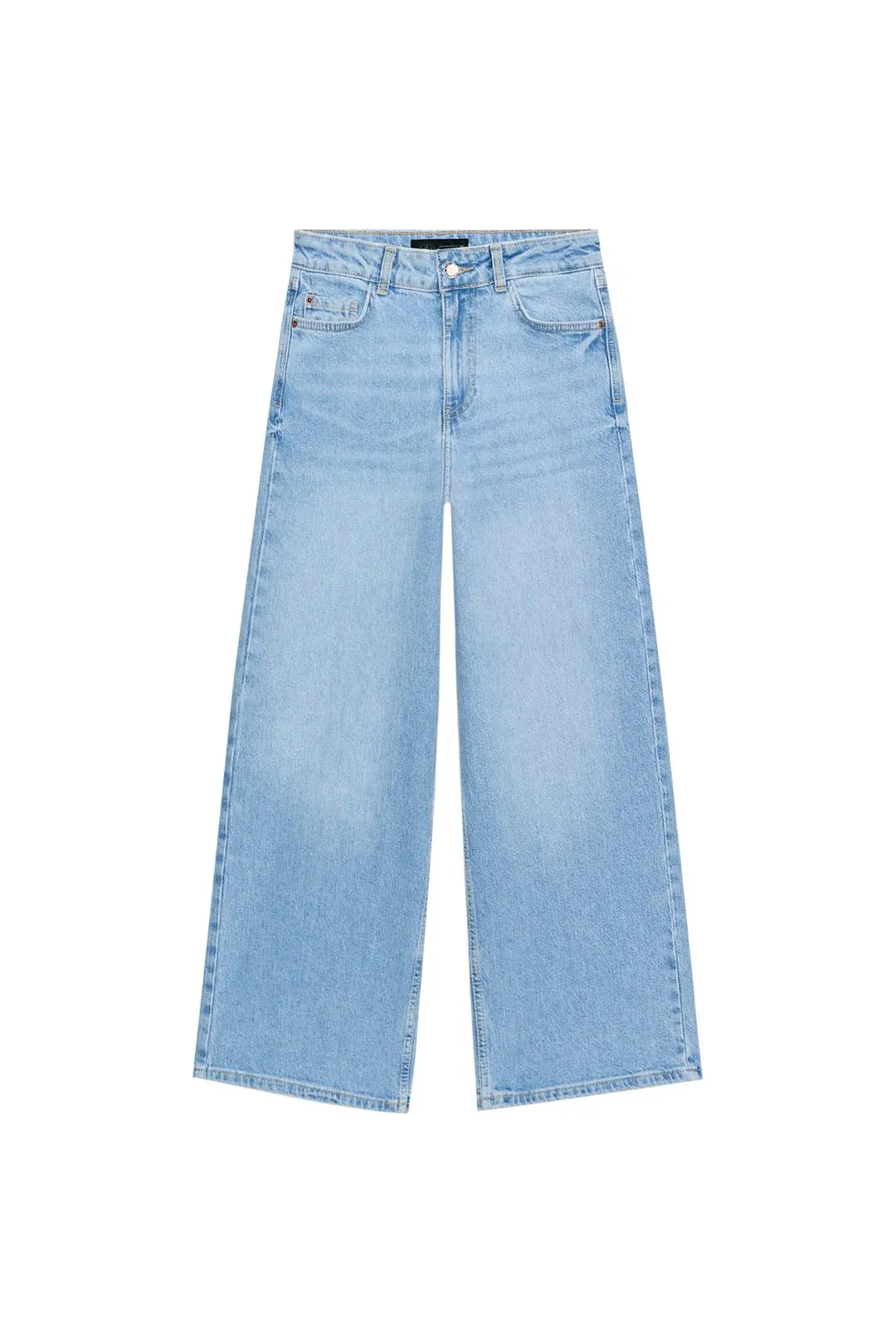 Джинсы-кюлоты комфортные Z1975 с высокой посадкой, Zara