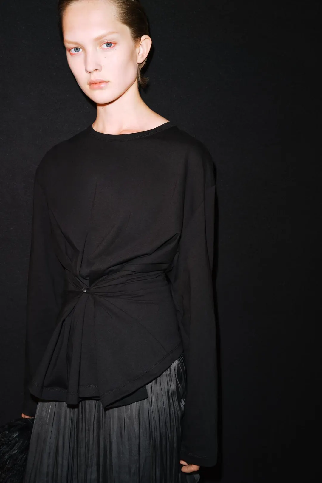 Футболка с пуговицами сзади, Zara
