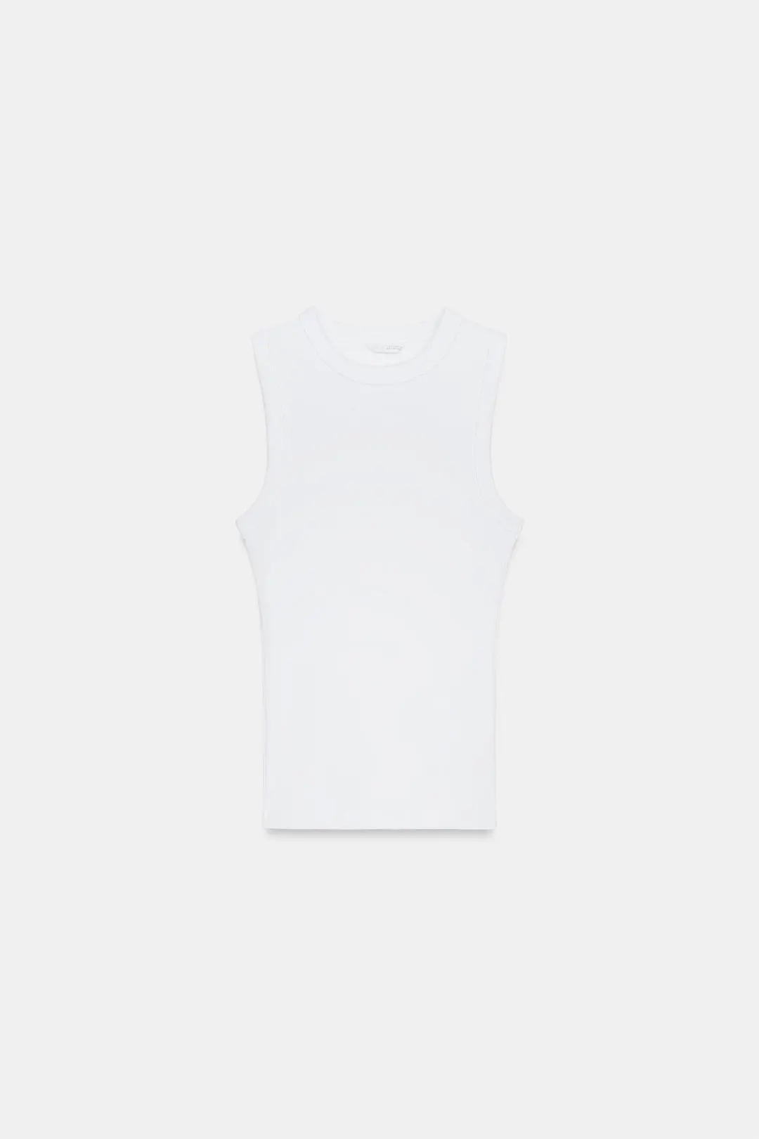 Топ в рубчик на бретелях, Zara