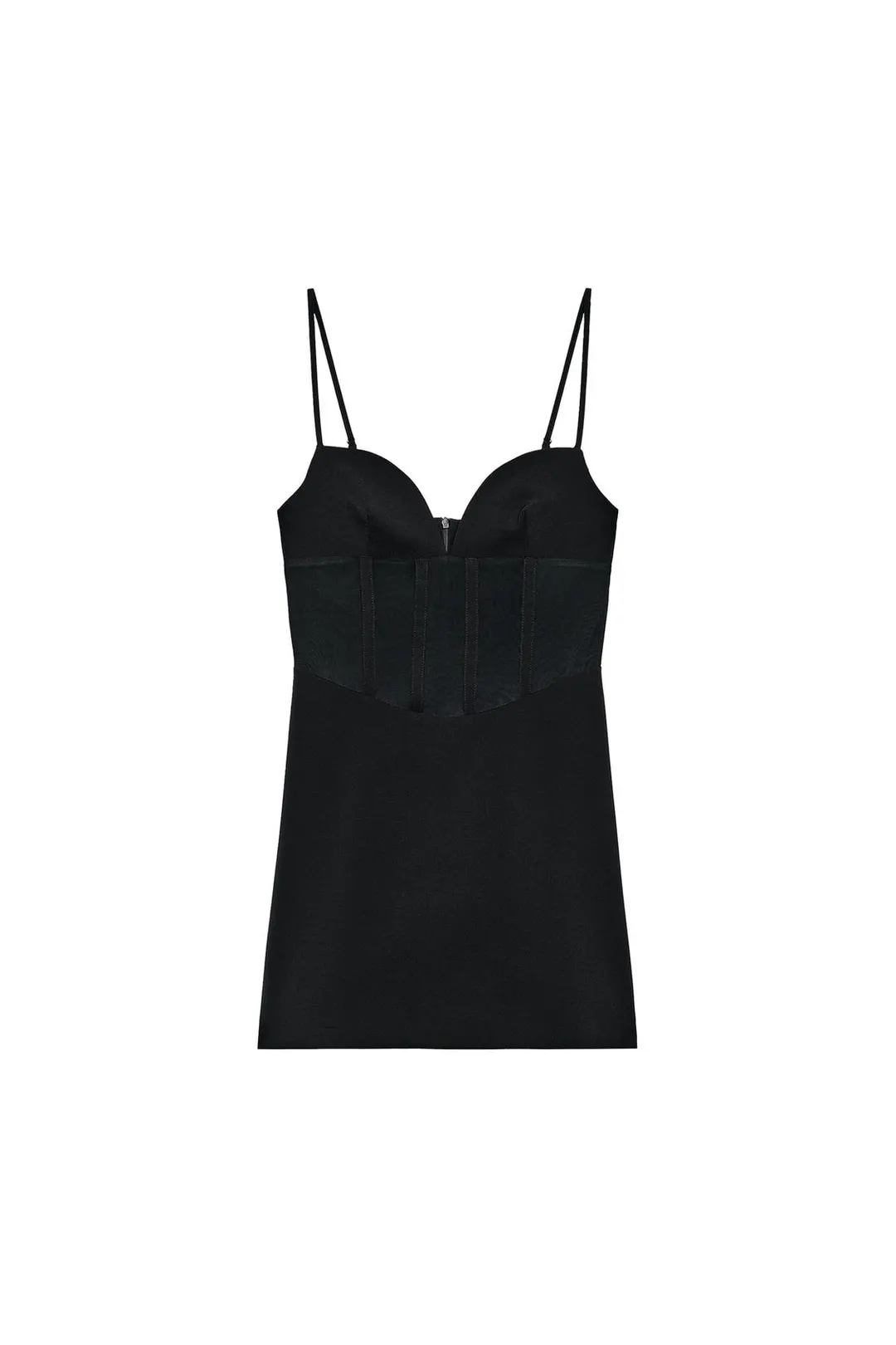 Комбинированное платье в корсетном стиле, Zara