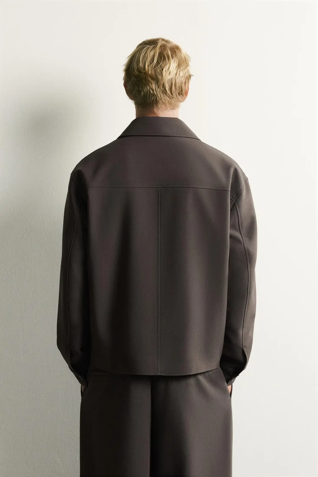 Рубашка-куртка прямоугольного кроя, Zara