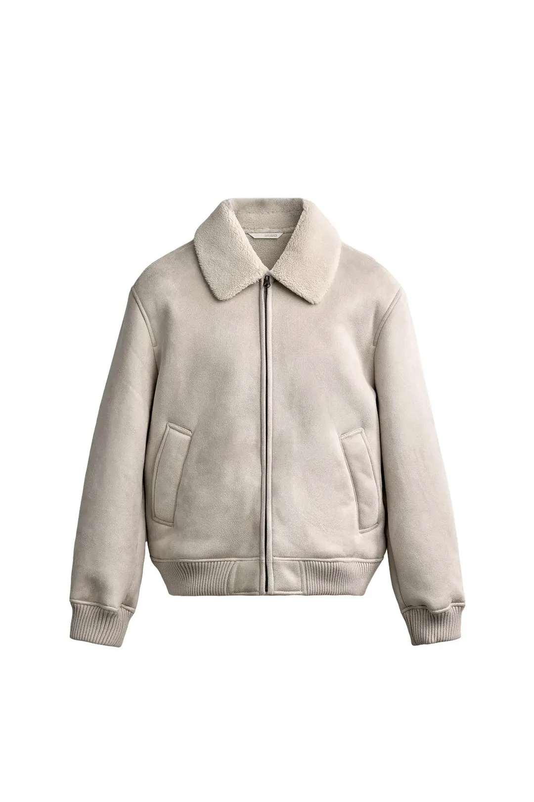 Куртка под кожу с искусственным мехом, Zara