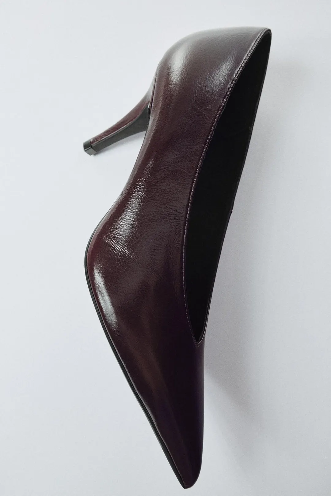 Туфли кожаные на каблуке, Zara