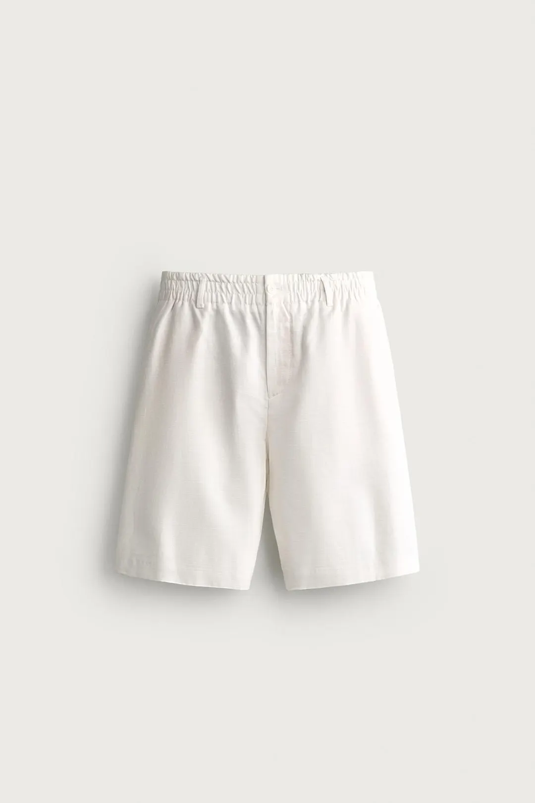 Шорты-бермуды широкие из хлопка и лиоцелла, Zara