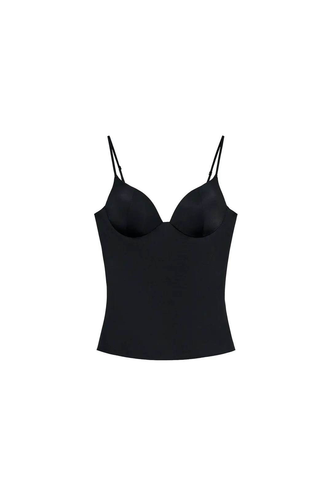 Топ-бюстье из смесового полиамида, Zara