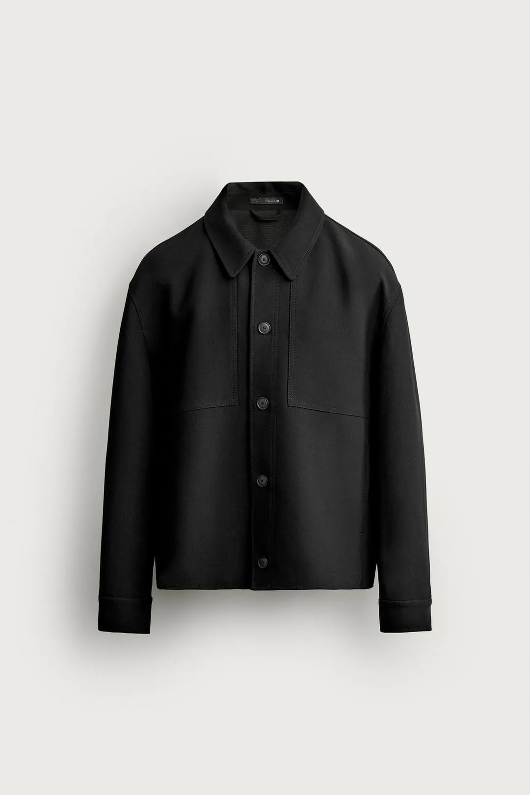 Рубашка-куртка прямоугольного кроя, Zara