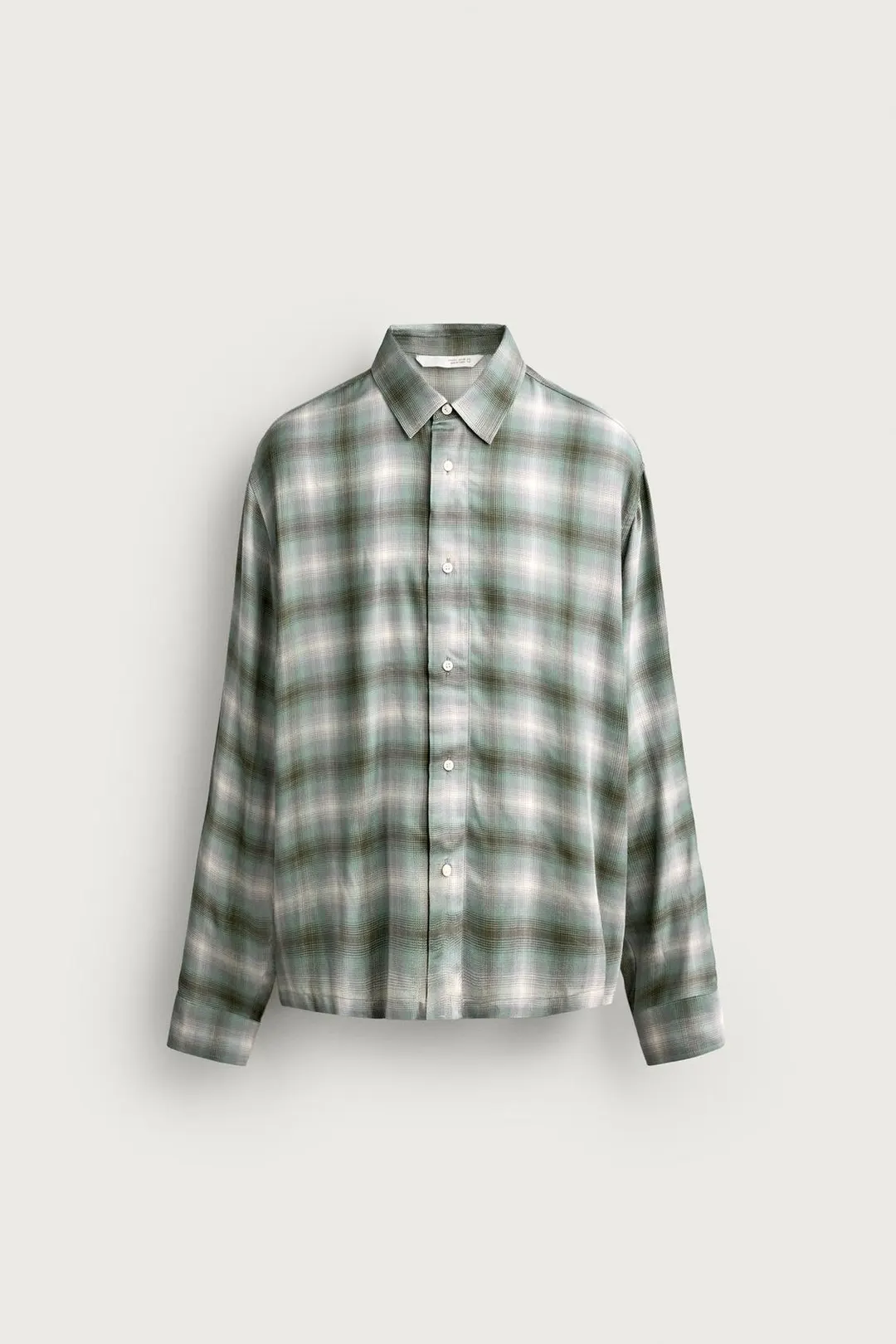 Рубашка струящаяся в клетку, Zara