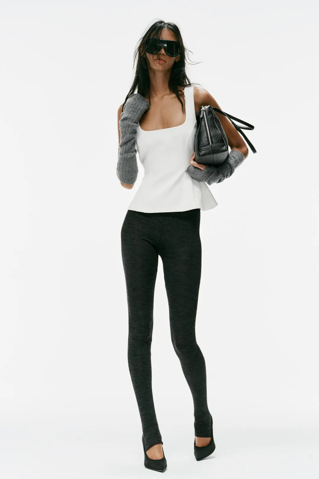 Топ с баской, Zara
