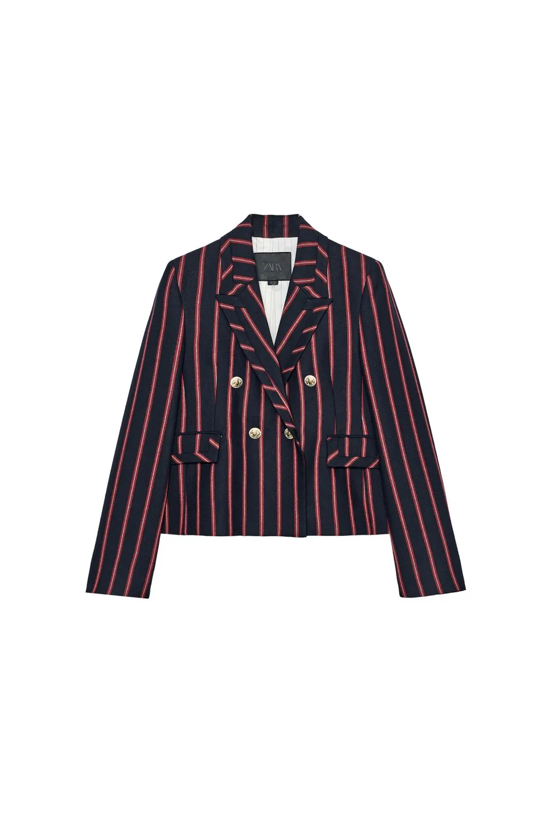 Полосатый блейзер ZW Collection, Zara