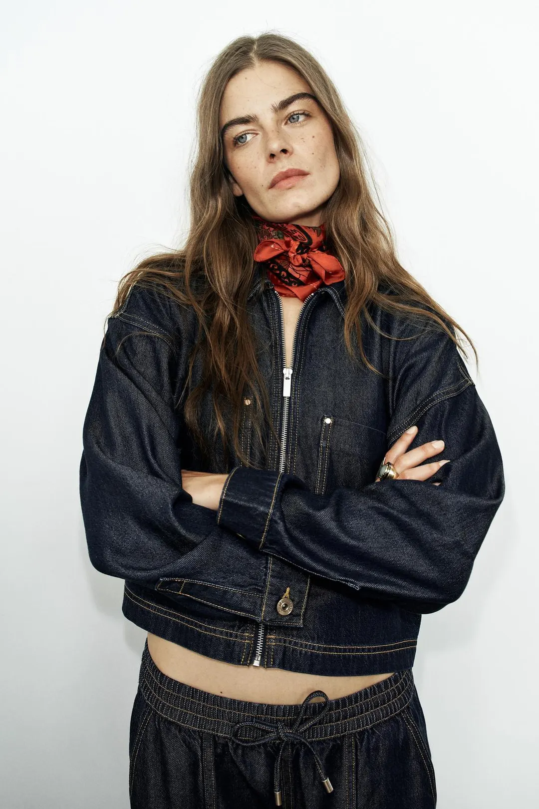 Куртка укороченная на молнии Z1975, Zara