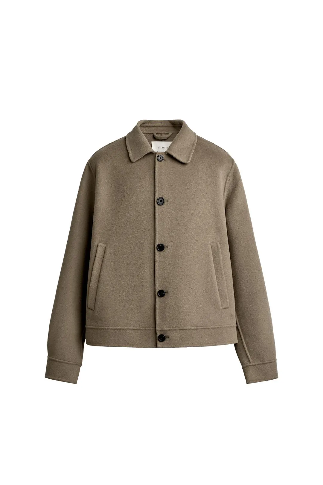 Укороченная куртка из 100% шерсти, Zara