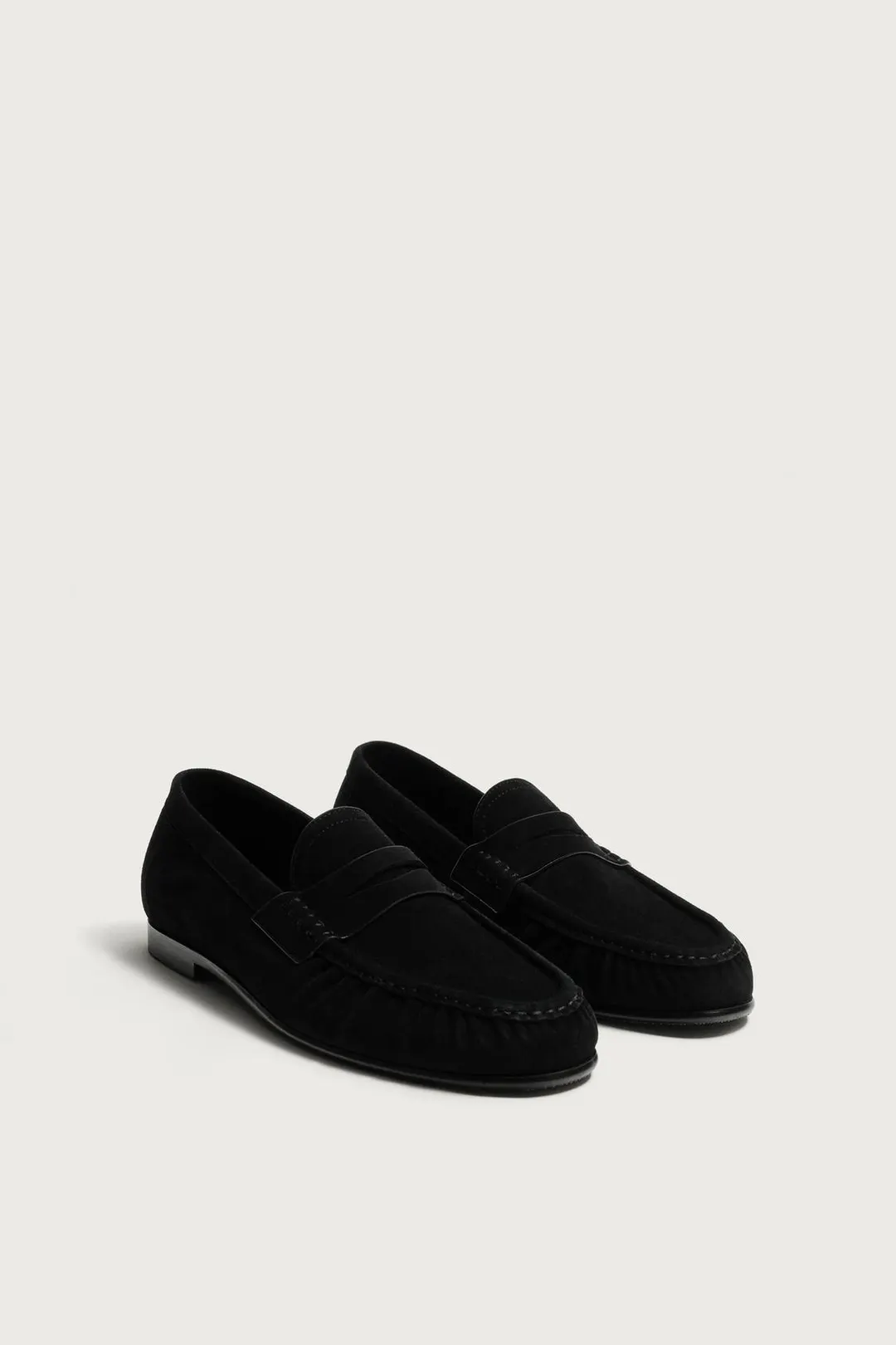 Кожаные пенни-лоферы, Zara
