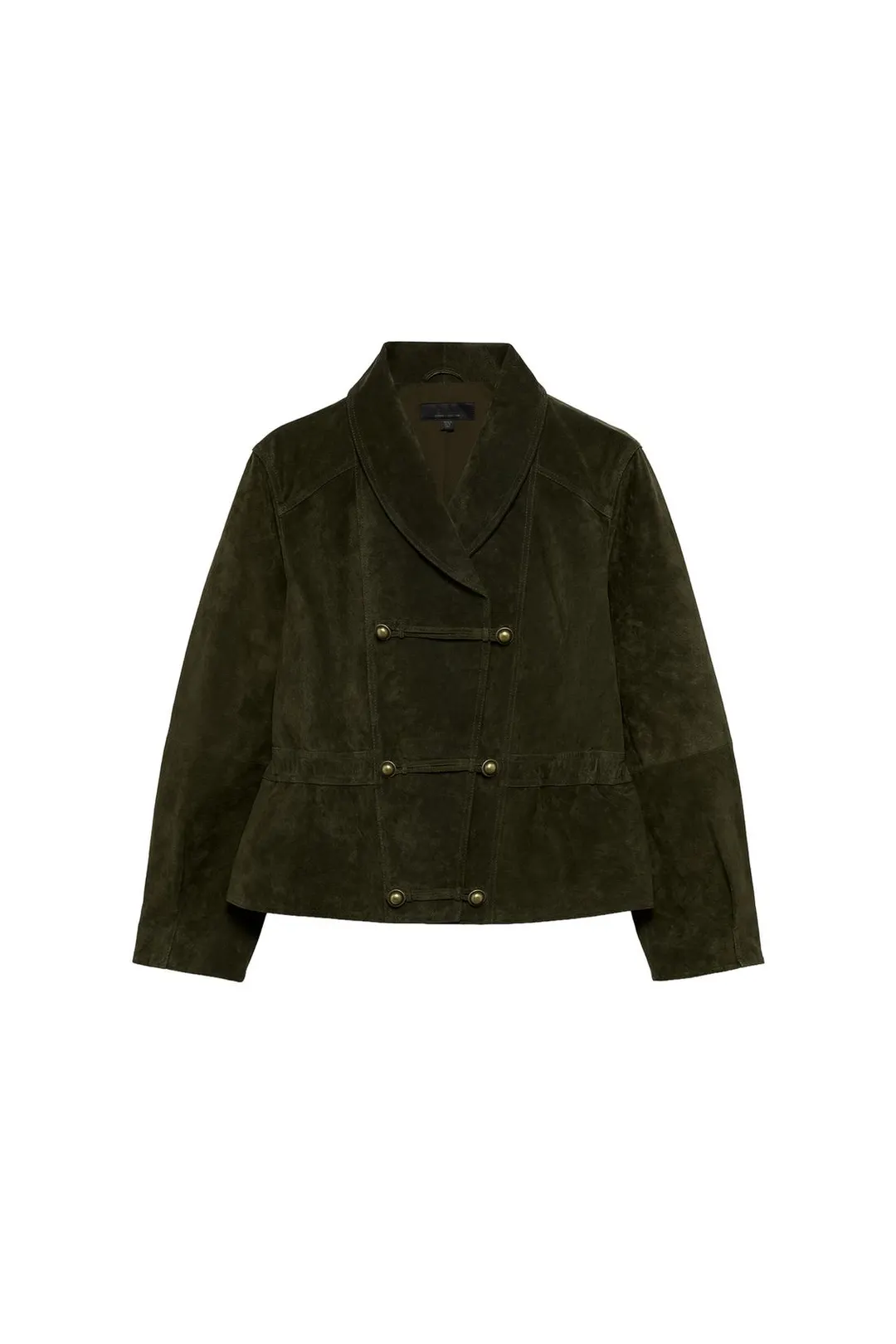 Куртка из 100% кожи с застежкой-клевант, Zara