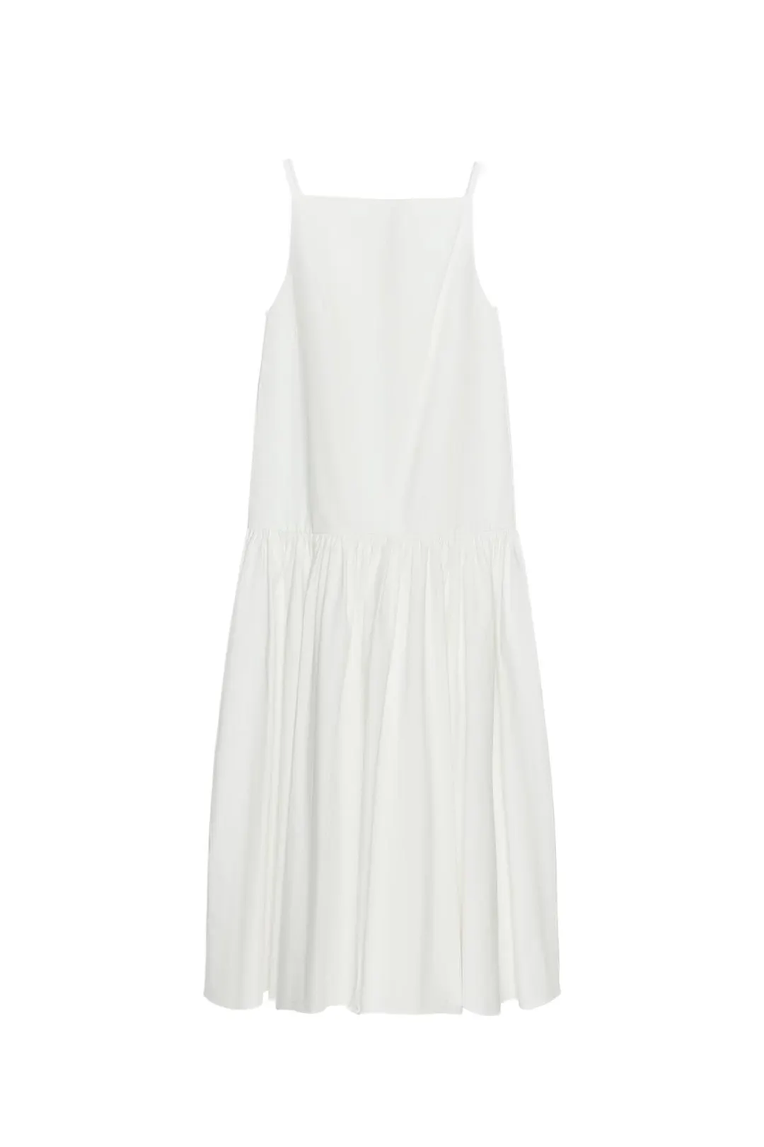 Платье с плиссировкой ZW Collection, Zara