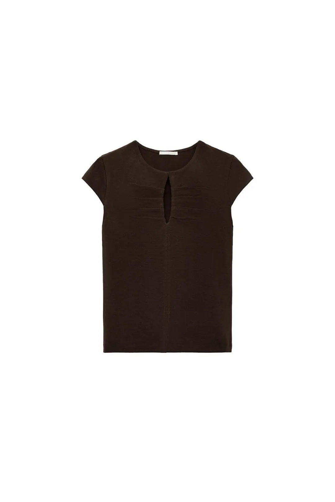 Топ со сборками и вырезом, Zara