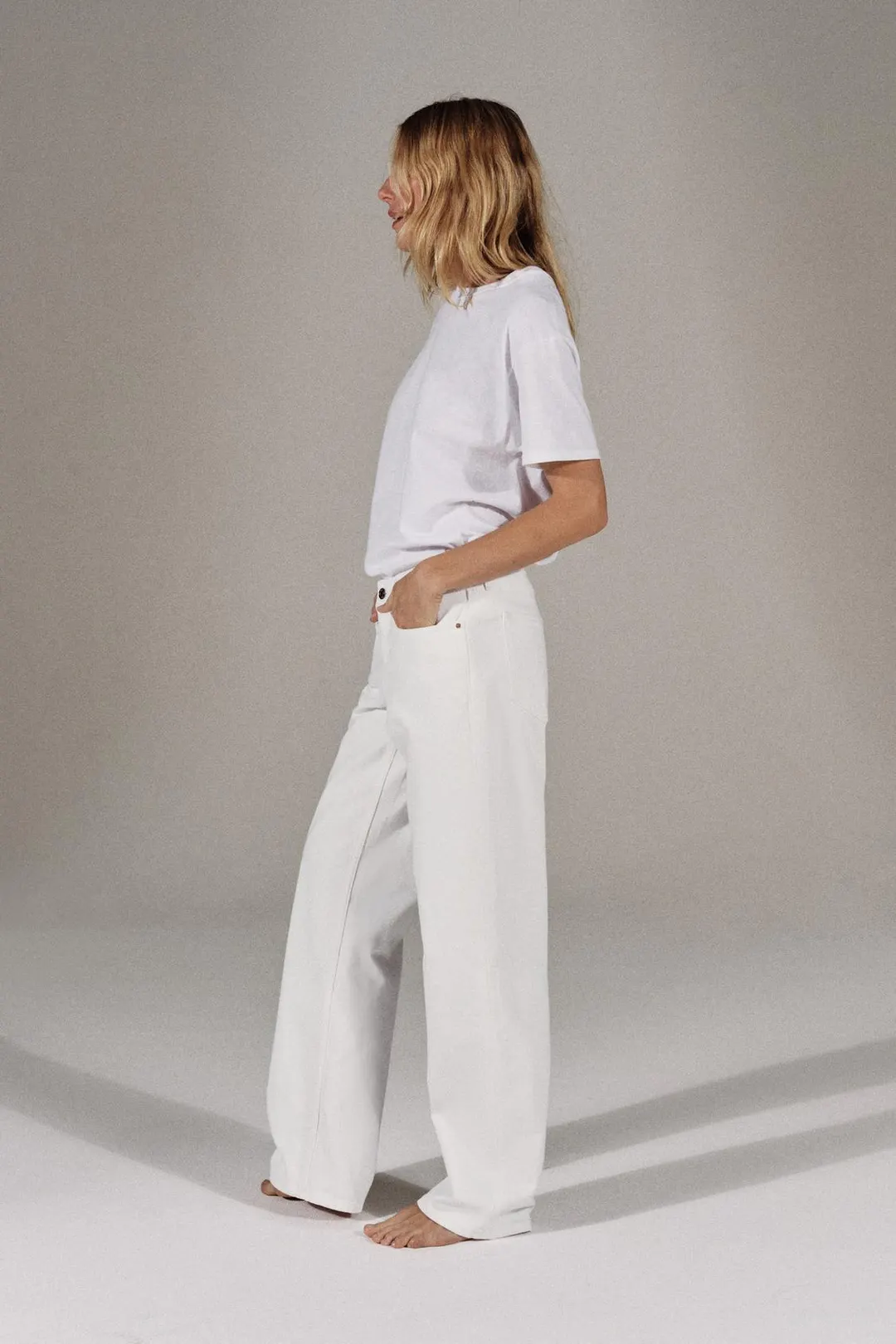 Футболка из фактурного хлопка, Zara