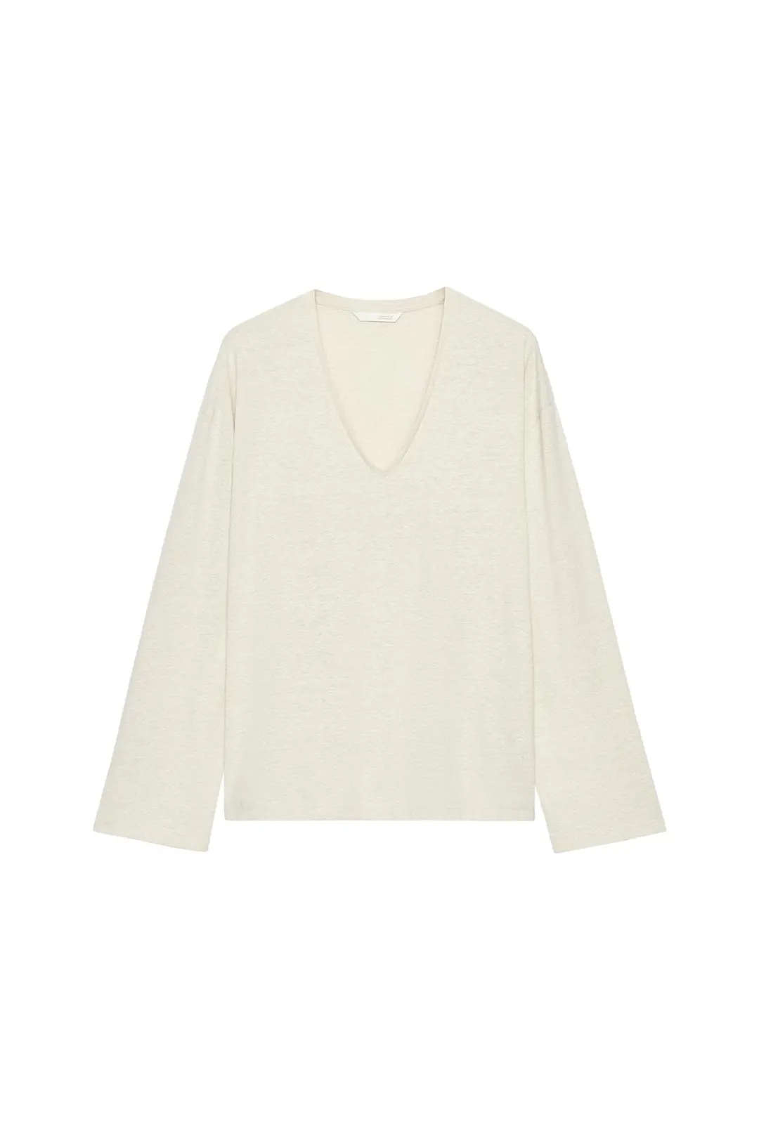 Футболка с V-образным вырезом, Zara