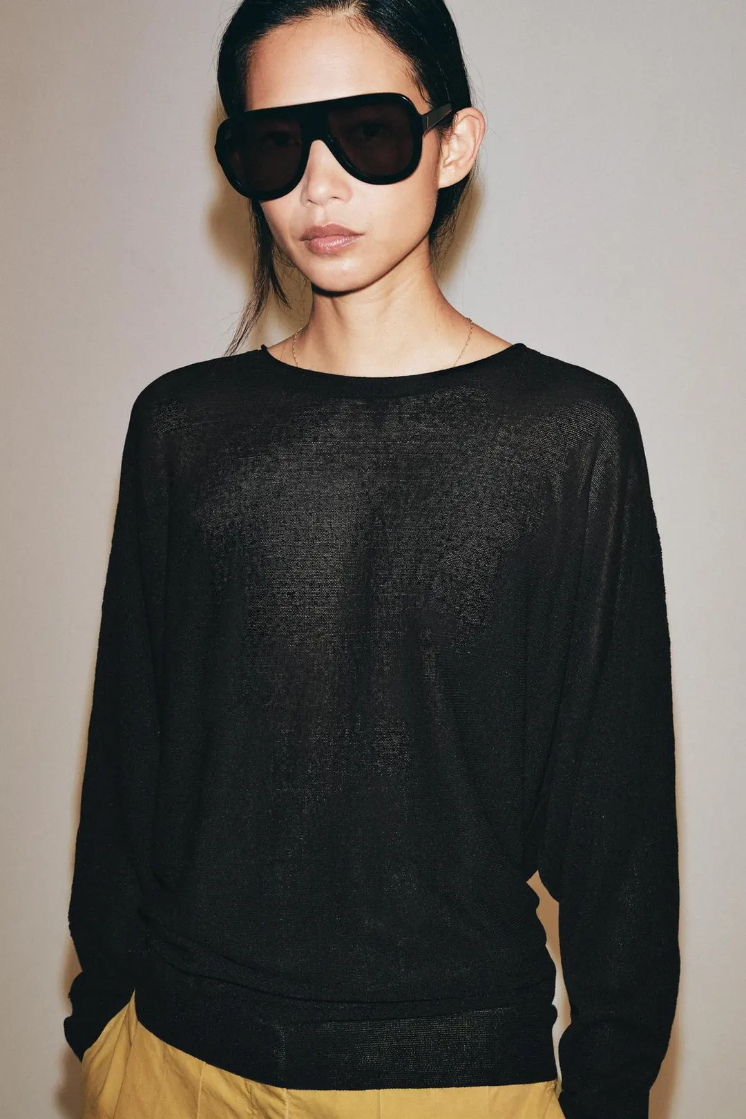 Вязаный джемпер широкого кроя, Zara